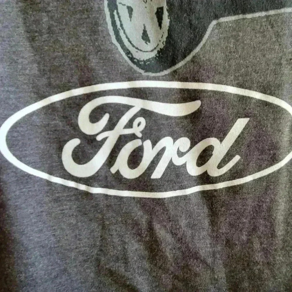 Brand New Girls Likes Truck FORD Women's SZ L Charcoal Short Sleeve - Picture 4 of 8